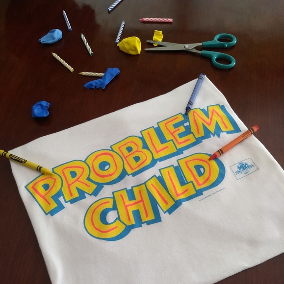 1990 Problem Child Movie Promo tee - Picture 1 of 6
